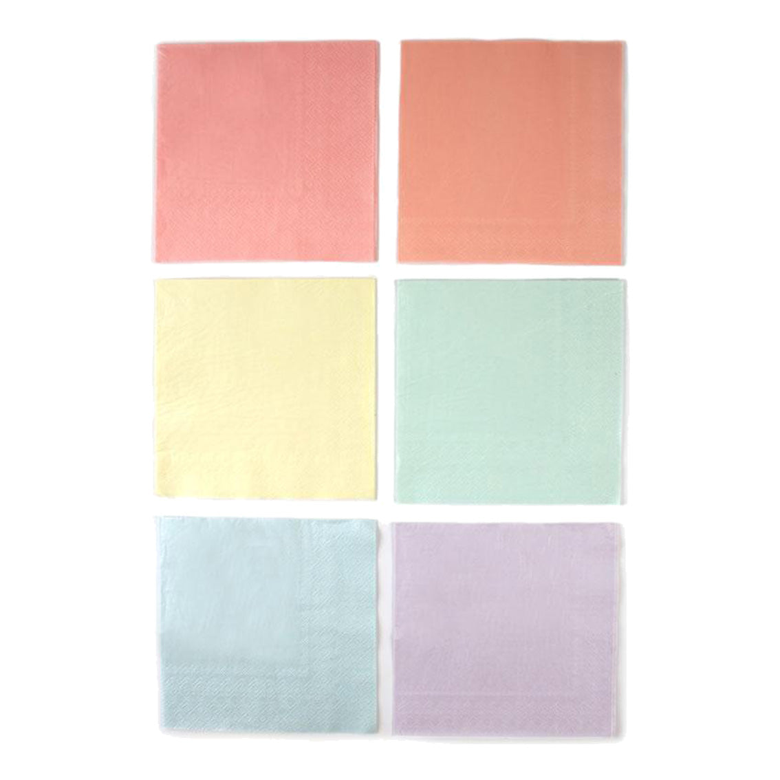 Pastel Multicolored Lunch Napkins 16ct