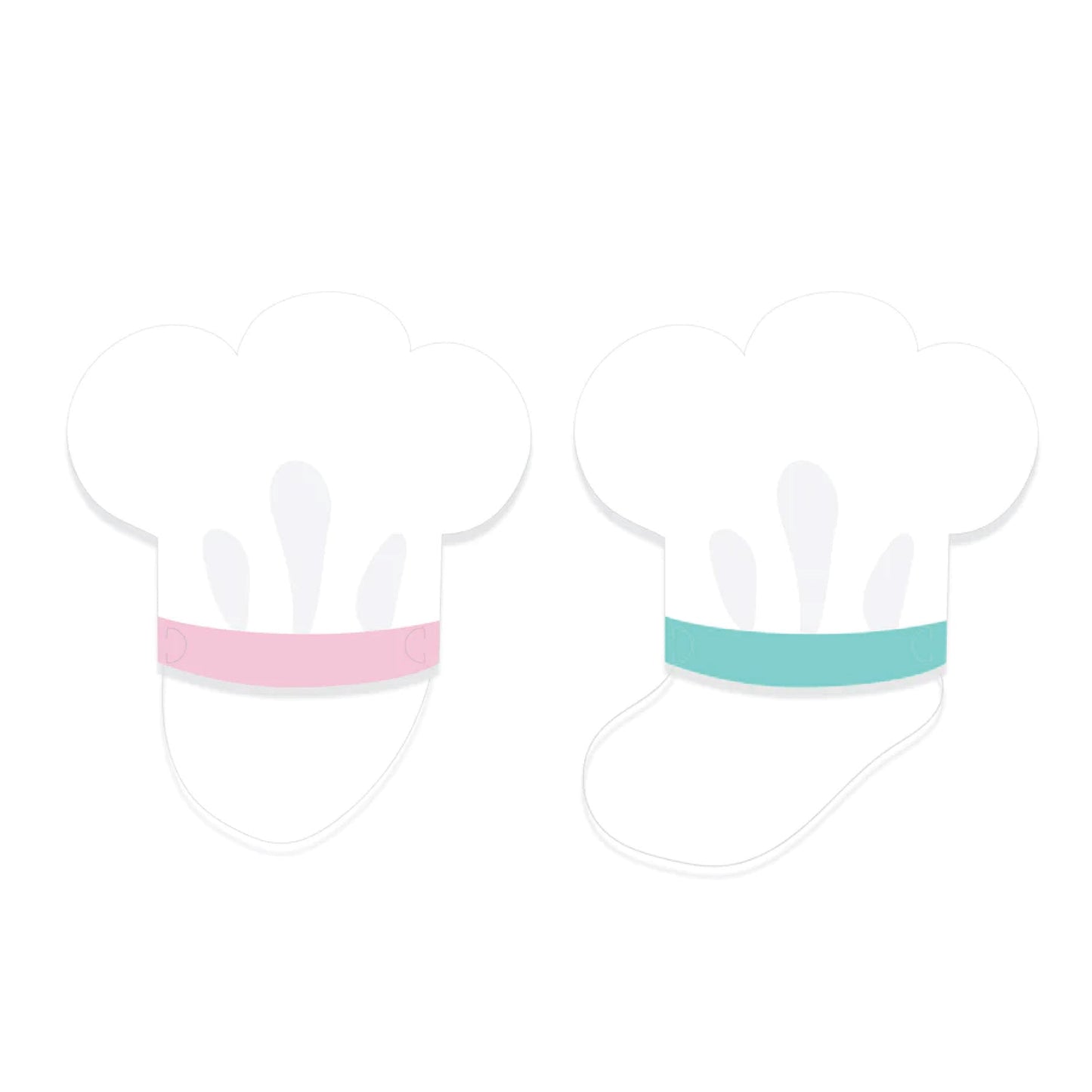 Little Chef Baking Party Hats 12ct